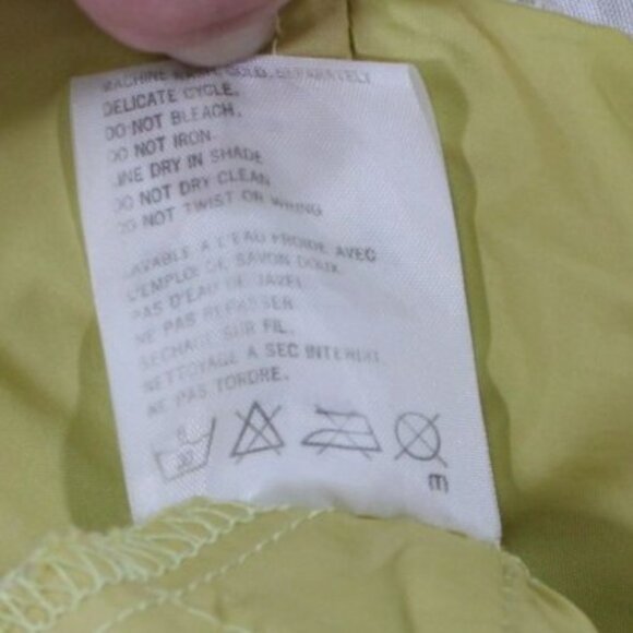 Descente International Collection Mens Yellow Windbreaker Jacket Rock Barn Golf - Picture 8 of 11